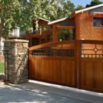 Wooden Driveway Gates in Bay Area.